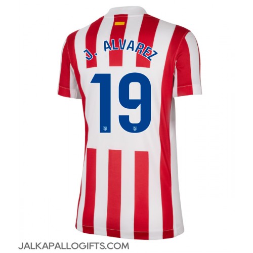 Atletico Madrid Julian Alvarez #19 Kotipaita Naiset 2025-26 Lyhythihainen
